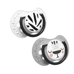 Suzeta din silicon Dynamic Salt&Pepper pentru 3-6 luni