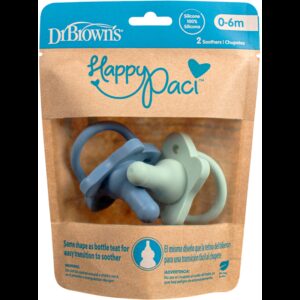 Suzeta din silicon Nivel 1 albastru