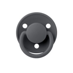 Suzeta din silicon cu tetina rotunda marime universala (0-3 ani) De Lux Iron