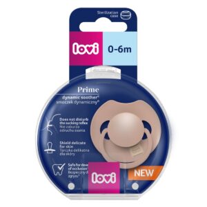 Suzeta din silicon pentru 0 - 6 luni Prime Blush 34/405