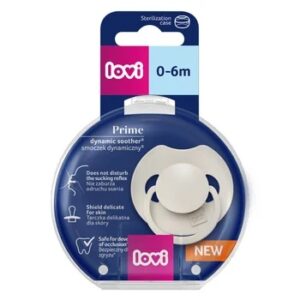 Suzeta din silicon pentru 0 - 6 luni Prime Coconut 34/400