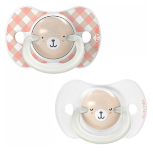 Suzeta fiziologica SX Pro pentru 0 - 6 luni Roz Wild & Free