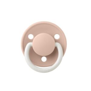 Suzeta fosforescenta din latex cu tetina rotunda 0 luni + Blush De Lux Glow