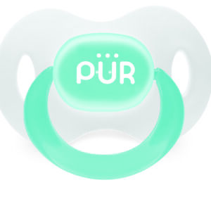 Suzeta ortodontica din silicon +3 luni verde