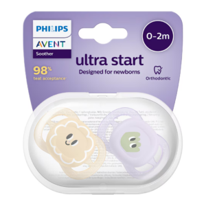 Suzete Ultra Start Mov/Portocaliu