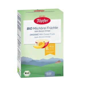 TOPFER Cereale Bio Gris lapte + fructe 6 luni