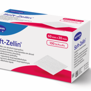Tampoane impregnate cu alcool Soft-Zellin 60mm x 30mm