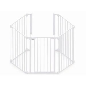 Tarc de siguranta modular cu 5 panouri alb