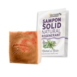 Techir Sampon solid natural regenerant namol si ricin