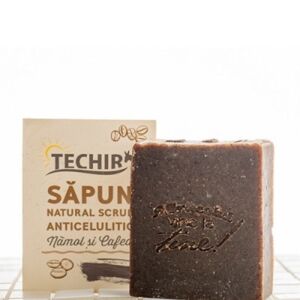 Techir Sapun natural scrub anticelulitic namol si cafea