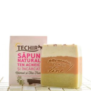 Techir Sapun natural ten acneic si incarcat namol si tea tree