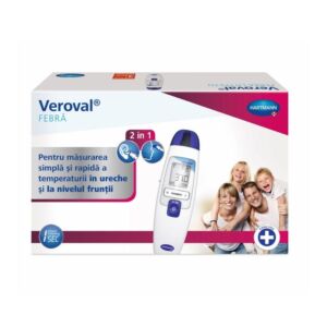 Termometru 2 in 1 pentru frunte si ureche Veroval