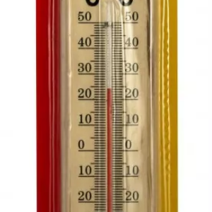 Termometru de camera cu suport lemn