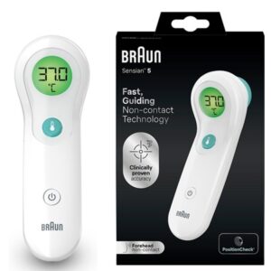 Termometru fara contact si cu contact Braun No Touch + Touch BNT300