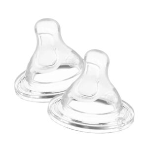 Tetina anticolici din silicon cu flux mediu Perfect5 2luni+