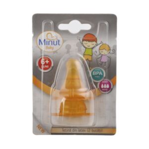 Tetina din latex in cruce 6 luni+ Baby