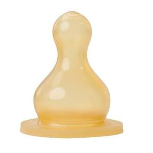 Tetina rotunda din latex pentru lapte