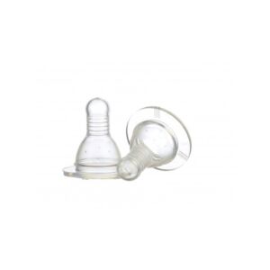 Tetine din silicon in cruce blister 6 luni+ Baby