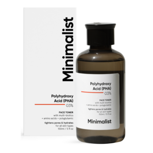 Toner exfoliant cu 3% acid PHA