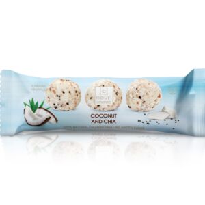 Trufe vegane cu cocos si chia 3 bucati