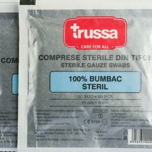 Trussa Comprese sterile taiate 10 x 8cm