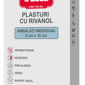 Trussa Plasturi cu rivanol 6x10cm