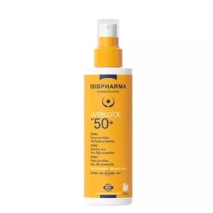 UVEBLOCK SPF 50+ Spray – Protectie solara spray pentru piele sensibila – 200 ml