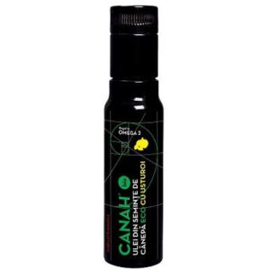 Ulei ECO din seminte de canepa cu usturoi