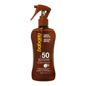 Ulei cu protectie solara SPF50 si accelerator de bronzare