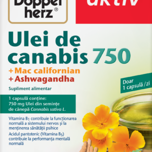 Ulei de Canabis 750 + Mac californian + Ashwagandha