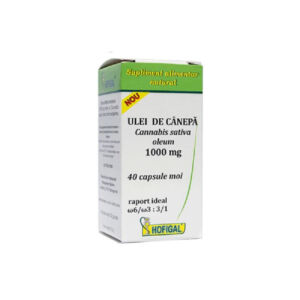 Ulei de canepa 1000mg 40 capsule Hofigal