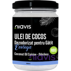 Ulei de cocos dezodorizat pentru gatit RBD ecologic