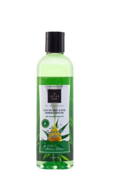 Ulei de dus cu extract de ulei de cannabis SPA Dermoactive