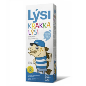 Ulei din ficat de cod (Cod Liver Oil) pentru copii 240ml Lysi
