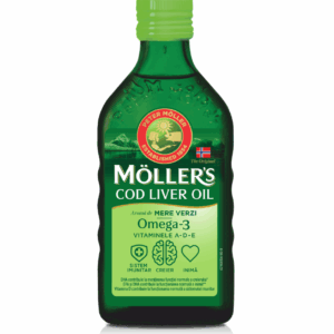 Ulei din ficat de cod cu aroma de mere verzi