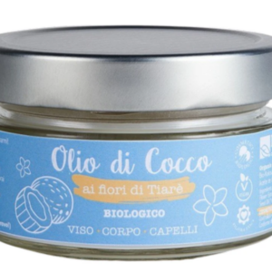 Ulei organic pur de cocos cu flori de tiare