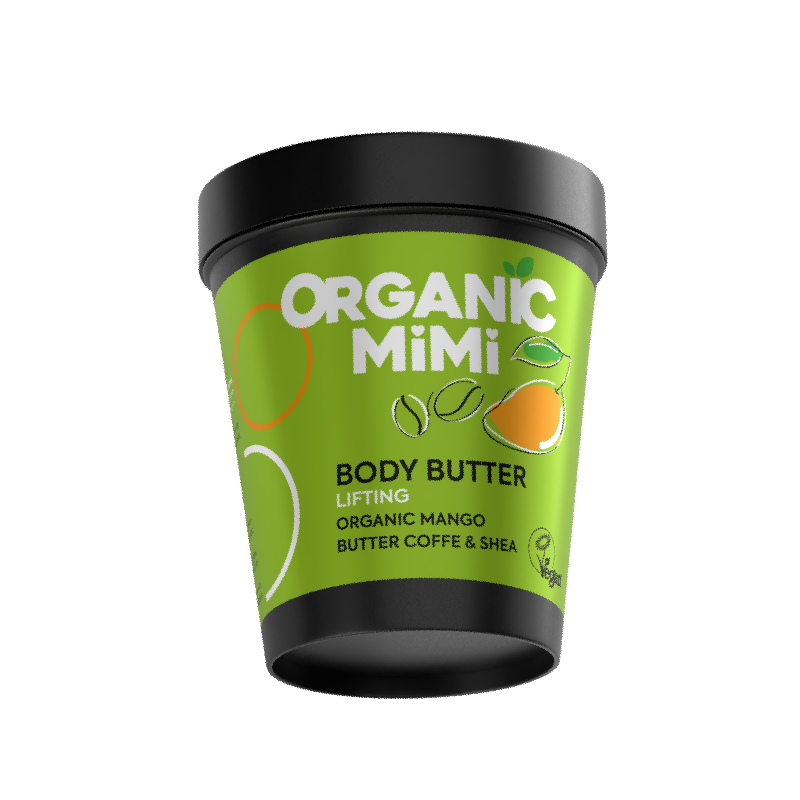 Unt de corp cu efect de lifting cu aroma de mango si cafea