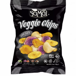 Veggie chips cu sare de mare