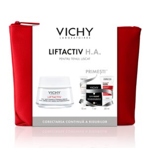 Vichy Trusa Liftactiv Crema H.A. Antirid si Fermitate pentru Ten Uscat 50 ml