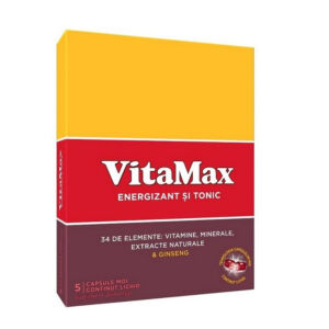Vitamax Energizant si Tonic 5 capsule