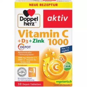 Vitamina C 1000 mg + D3 + Zinc Depot