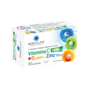 Vitamina C 1000mg + D3 2000UI + Zinc 15mg