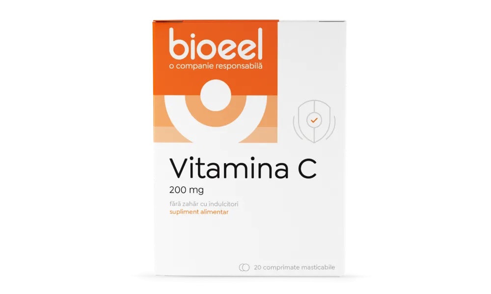 Vitamina C 200 mg 20 comprimate