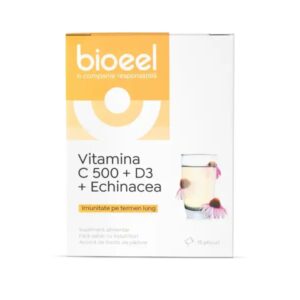 Vitamina C 500 + D3 + Echinacea 15 plicuri