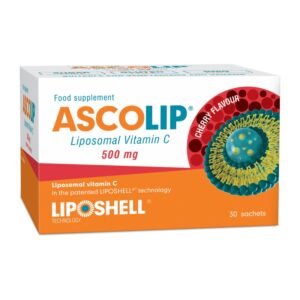 Vitamina C Lipozomala cu aroma de cirese 500 mg