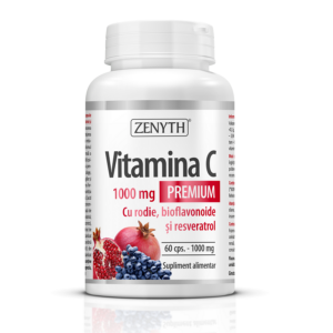 Vitamina C Premium cu rodie bioflavonoide si resveratrol