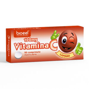 Vitamina C cu Capsuni 100 mg