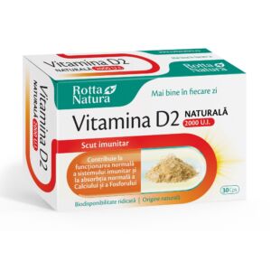Vitamina D2 naturala 2000 UI
