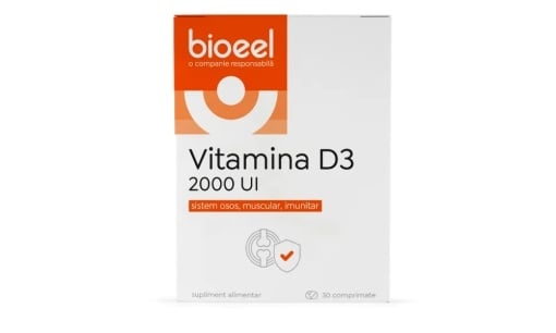 Vitamina D3 2000UI 30 comprimate