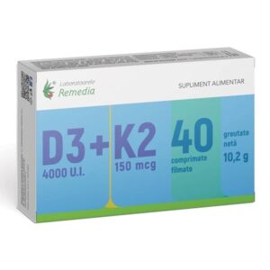 Vitamina D3 4000 UI + Vitamina K2 150 mcg
